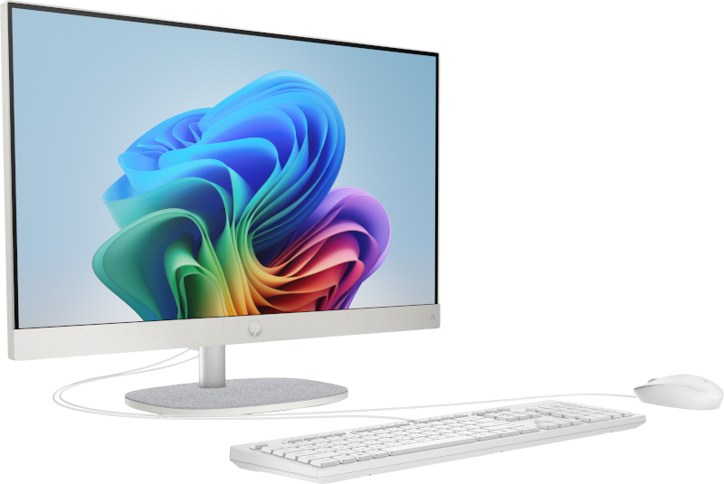 HP 24 AiO 24-cr0072ny Kompiuteris 23.8'' FHD IPS i5-1334U 16GB 512GB SSD FreeDos, Shell White
